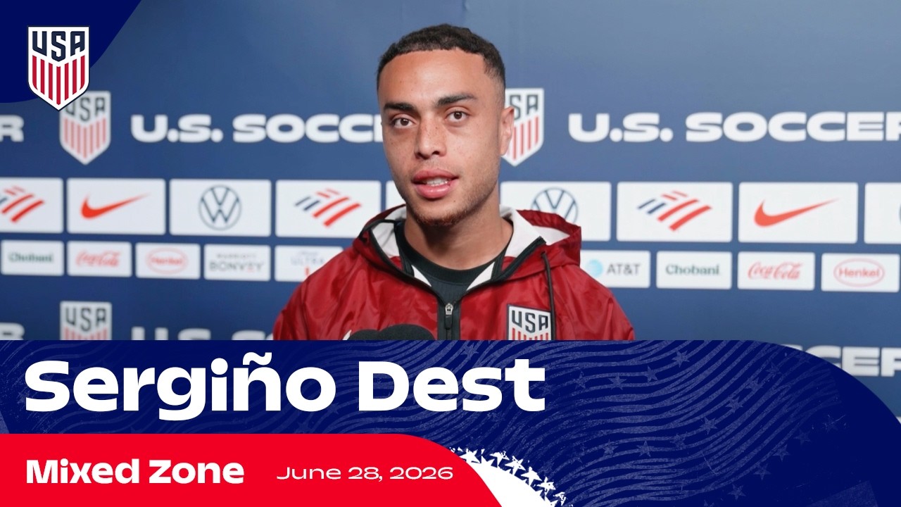 Sergiño Dest on USMNT Confidence, Fan Support & Knockout Stage Belief | Mixed Zone | FIFA World Cup