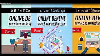 BASAMAK YAYINLARI ONLİNE TÜRKİYE GENELİ ÜCRETSİZ DENEME SINAVLARI(5-6-