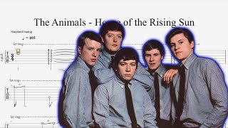 The Animals - House of the Rising Sun Fingerstyle Tabs | Guitar Pro 8
