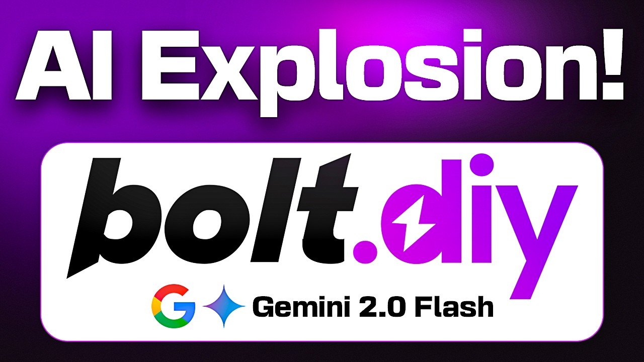 NEW Google Gemini 2.0 + Bolt DIY is SHOCKING (FREE)! 🤯