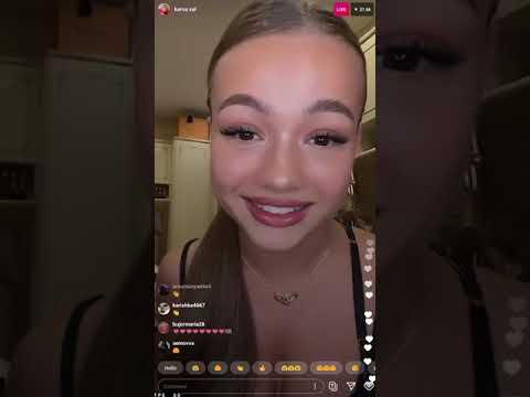 Karna.val (Valentina Karnaukhova) Instagram LIVE 2020
