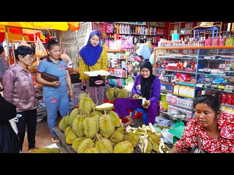 Countryside Market Scenes In Cambodia, Odong Traditional Market Scenes Part 2