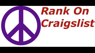 Ranking High On Craigslist - Craig's List SEO