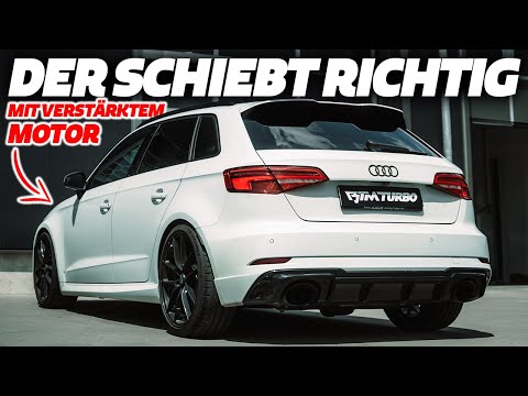 FEUER FREI IM 650PS RS3 8V MIT MOTORVERSTÄRKUNG - ALLES MIT TÜV! Abgasanlage, Downpipe, Upgradelader