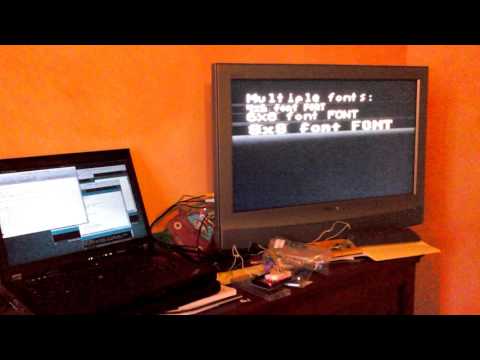 Arduino mega 2560 TV out