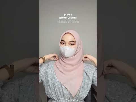 Mau tampil cerah dengan hijab segiempat? Cek tutorial ini dan siap-siap jadi pusat perhatian! ✨💖