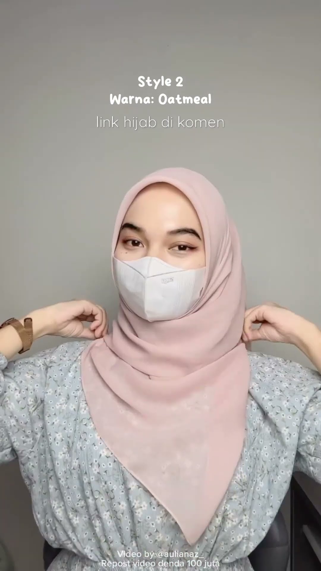 Mau tampil cerah dengan hijab segiempat? Cek tutorial ini dan siap-siap jadi pusat perhatian! ✨💖