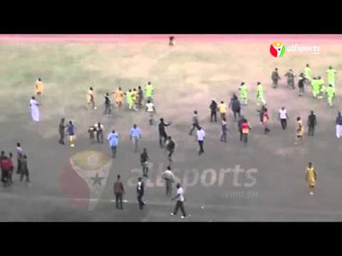 Scuffle Between Nzema Kotoko and Mine Stars Players | All Sports Uncut