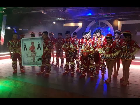 Sambos caporales del Perú filial italia inauguración