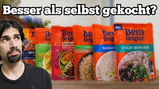 6 Sorten Bens Original Mikrowellen Reis probiert