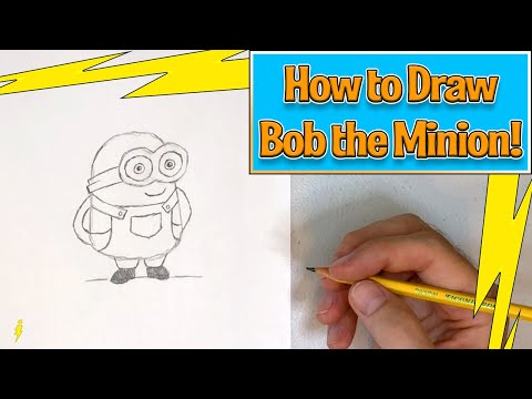 How to Draw Bob the Minion | Despicable Me
