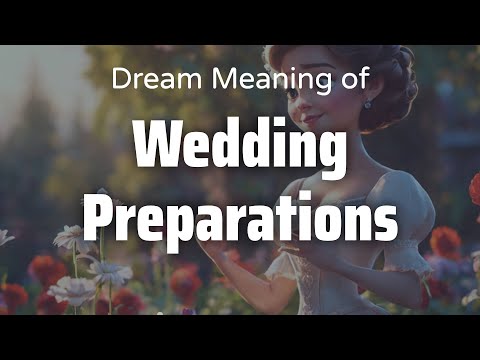 Wedding Preparations Dream Meaning & Symbolism | Interpretation Psychology