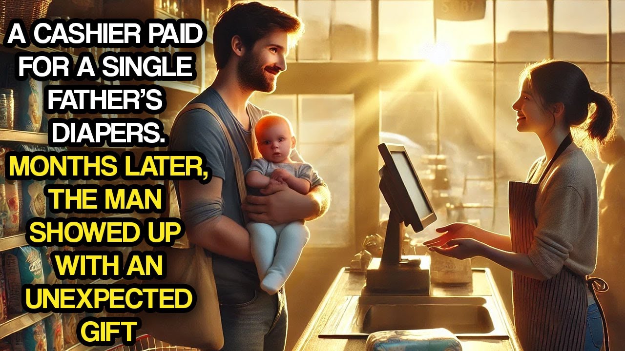 A Cashier Paid for a Single Fathers Diapers. Months Later, The Man Showed Up With An Unexpected Gift