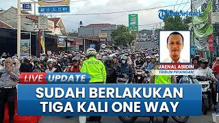 Pecah Kepadatan Arus Balik, Satlantas Polres Tasikmalaya Kota Berlakukan Tiga Kali One Way