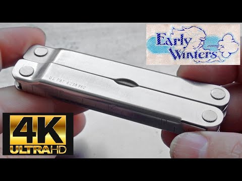 Video review - 1984 Early Winters Pocket Toolchest *4K Ultra HD* First Leatherman PST