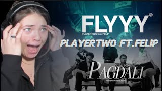 PLAYERTWO Feat. FELIP - FLYYY & PAGDALI (Official Music Video)|REACTION
