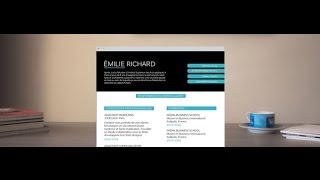 CV Marketing "Zen" - by Mycvfactory