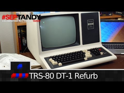 TRS-80 DT-1 Refurb Pt2: Cleaning and Testing | #SepTandy