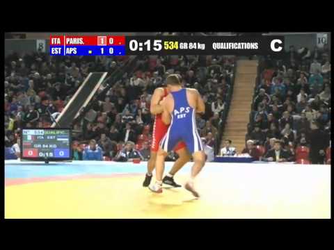 2.Чемпионат Европы 84 кг Eerik Aps (EST) - Parisi (ITA)