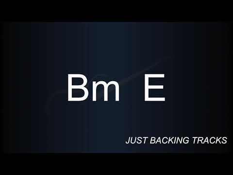 Mellow Ballad Guitar Backing Track | B Minor - E  (2 Chord Backing Track)