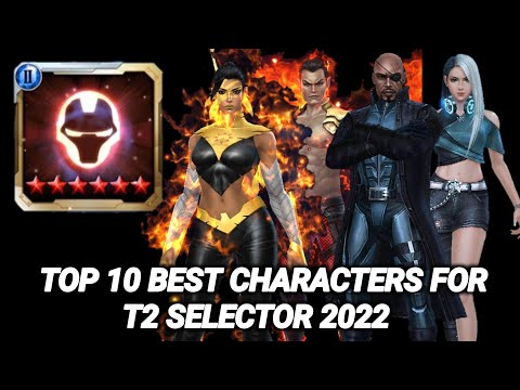 Top 10 Best Characters For Premium T2 Selector 2022 Marvel Future Fight
