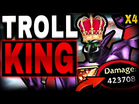TROLL KING is BACK?! 👑 TROLL VS ELVES X4