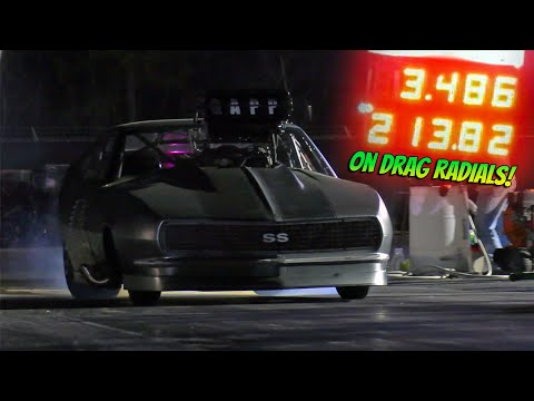 Stevie "Fast" Jackson 3.48 at 213 on Drag Radials!