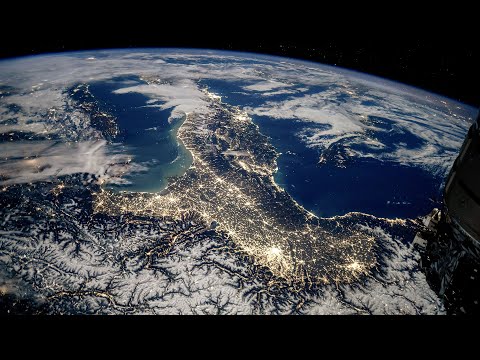 ISS Timelapse - Full Moon over Europe and Middle East (14 Jan 2025)