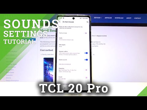 How to Find Sound Settings on TCL 20 Pro 5G – Manage Sound Options