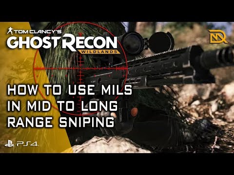 Ghost Recon Wildlands - How to use MIL dots for sniping
