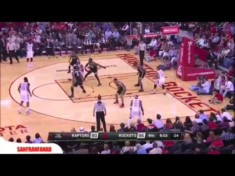 James Harden TRIPLE DOUBLE vs Raptors (2016/03/25) - 32 Pts, 13 Assists, 11 Rebs, MVP!