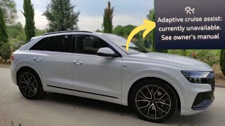 “Adaptive cruise assist: currently unavailable” warning in Audi cars