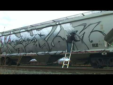 KEEP6 - Train Graffiti Video - RAW Audio - Stompdown Killaz