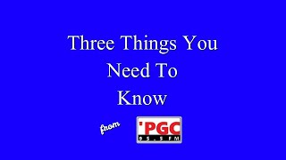 Three Things You Need to Know w/ Guy Lambert for 7/10/19