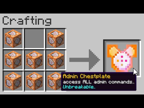 Minecraft UHC but you can craft "Admin Armor"..