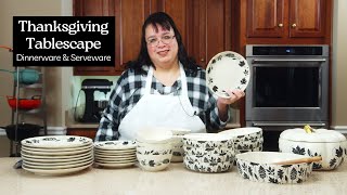 Planning Our Thanksgiving Tablescape: Thyme & Table Harvest Dinnerware