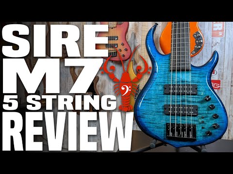Marcus Miller M7 5 String Electric Bass W/GigBag - Blue Burst image 12