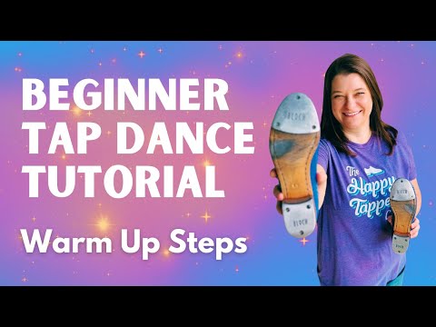 Beginner Tap Dance Lesson | BASIC WARM UP STEPS | Learn to tap dance!