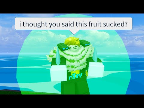 He said Barrier is trash... so i DESTROYED him with Barrier Fruit lol (Blox Fruits)