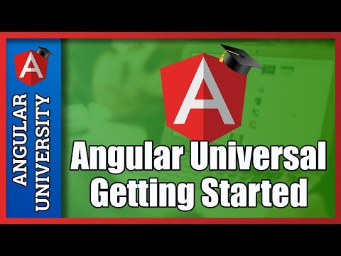 💥 Getting Started with Angular Universal (with the Angular CLI)