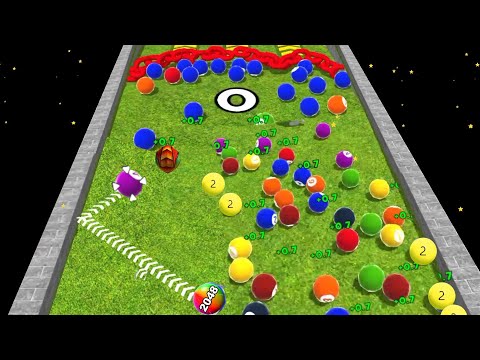 Bump Pop | 2048 Bump Pop Ball run 3d like 2048 tiles cool puzzle gameplay