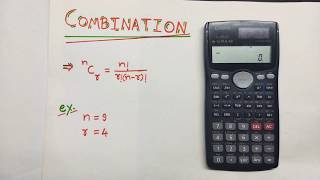 How To Find Combination Using Calculator [fx-991MS]