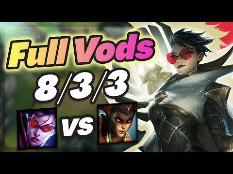 THIS CASSIO RAN LETHAL TEMPO AND REGRETTED IT - Challenger Gameplay Vayne Vs Cassiopeia Full Vod