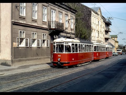 Wiener Straßenbahn 1987 - Linie 62 - L+l+l-Garnituren