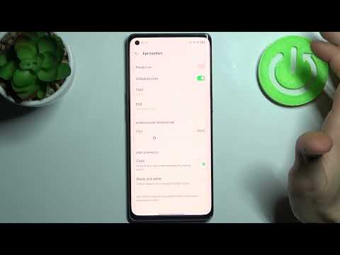 How to Enable Night Mode on OPPO Reno6 Pro 5G - Activate Eye Comfort Mode