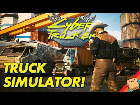 Truck Driver SIMULATOR in CYBERPUNK 2077! Choosing the Quiet Life, one Delivery at a Time!