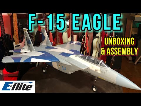 E-Flite F-15 Eagle 64MM EDF Jet. Unboxing , Assembly and Setup #new #rcplane #unboxing #assembly