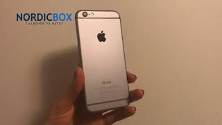 Köp fabriksrenoverad iPhone 6 (svart) i nyskick på Nordicbox!