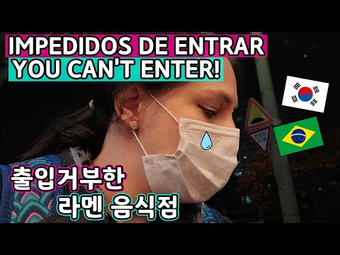 NAO DEIXARAM A GENTE ENTRAR NO RESTAURANTE! Noodle, pizza, churrasco coreano