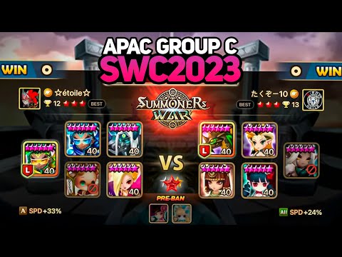 ETOWARU vs TAKUZO (BO3). SWC2023 APAC Preliminary Group C Day 1 - Summoners War 1